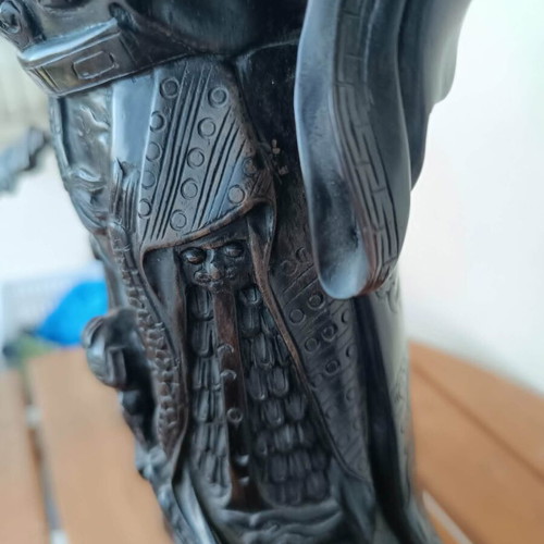 Guan Yu statue handmade, large 48 cm, like new