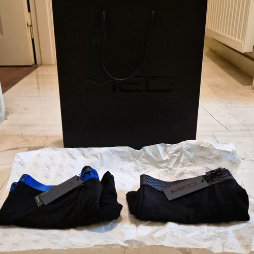 Med men's boxer set new, size M, black and royal blue
