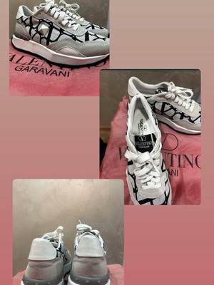 Маратонки Valentino Garavani нов модел, спортни, черен и сив, размер 39
