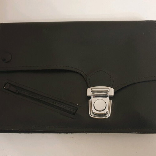 Leather men's bag set 1+1 new, black and brown