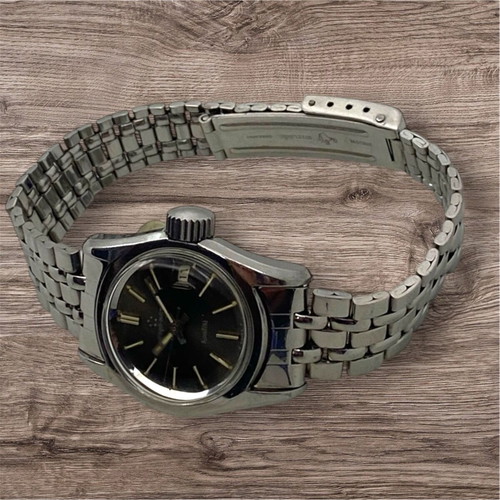 Eterna Matic Kontiki women's watch used, stainless steel, automatic, vintage 1970s