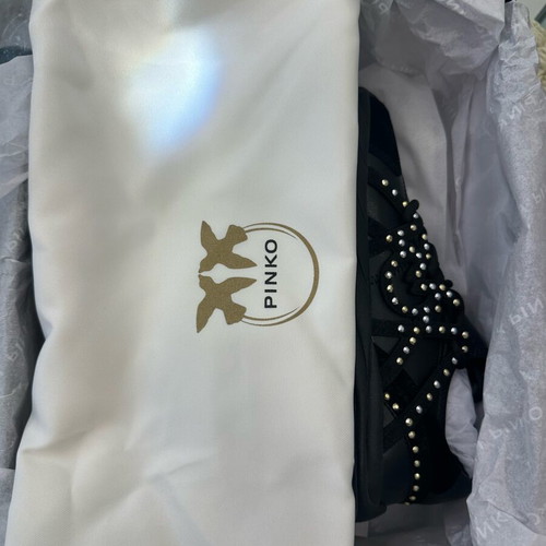 Pinko Ariel 28 sneakers new, black size 36 with rhinestone details