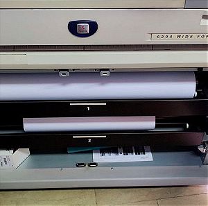 ΕΠΑΓΓΕΛΜΑΤΙΚΟΣ εκτυπωτής και scanner σχεδίων ξηρογραφικό σχεδίων Xerox 6204 Wide Format