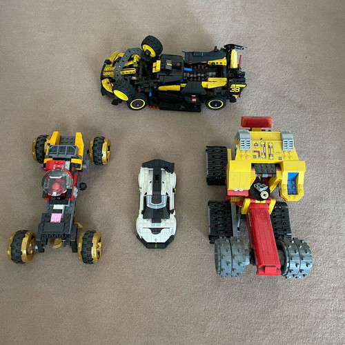 Lego assembled sets used