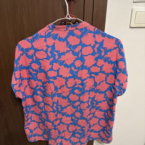 Floral short sleeve shirt, multicolor