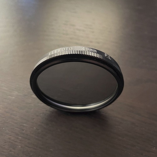 Elefoto P.L 49mm Japan Vintage Lens Filter like new