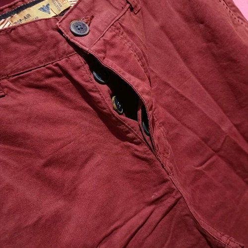 Men's burgundy classic bermuda Pop-air size 34