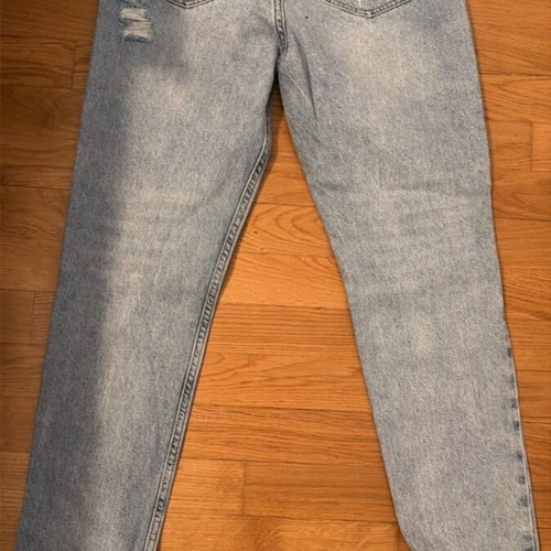 Denim Tally Weijl pants like new, size L, blue, ripped