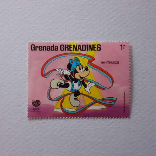Disney Seoul Olympics 1988 Stamps Set 6 new