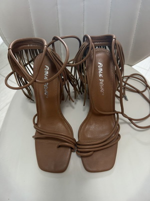 Public Desire sandals with fringes and laces, size 36, new