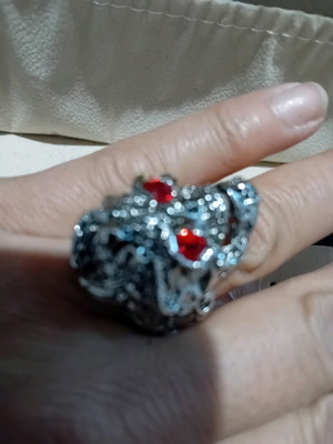 Ring new skull gray