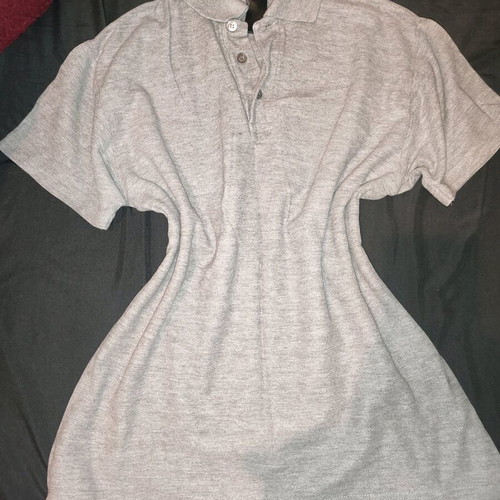 Sol's short sleeve shirt with collar used, gray, size S/L