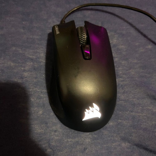 Corsair Harpoon RGB gaming mouse used with scroll wheel defect