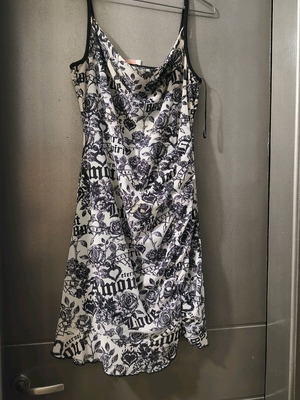 Mini black and white dress Primark like new, size L