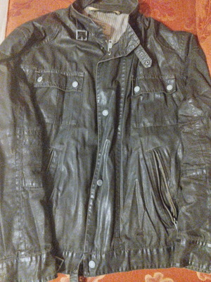 Men's camel jacket used, size XL