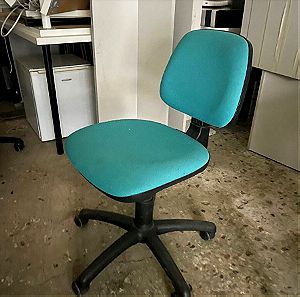 10 τροχήλατες πράσινες καρέκλες γραφείου