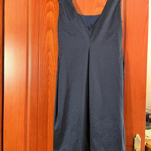 Forel midi dress in dark blue color like new