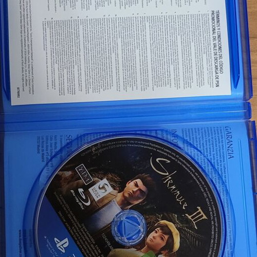 Shenmue III PS4 game Europe version