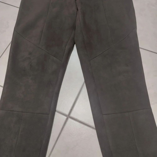 Zara faux suede riding breeches pants, size M, brown