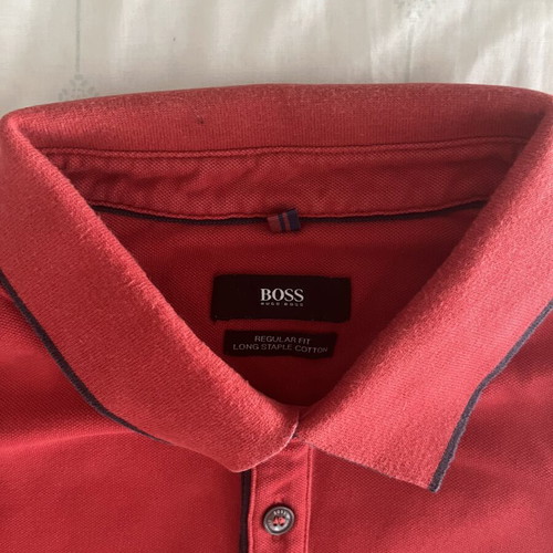 Hugo Boss Polo Shirt like new, red, size L