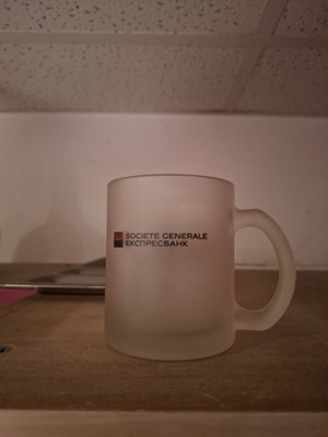 Glass water cup new