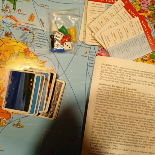 Board game Discover the World used