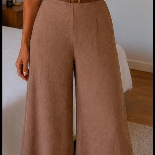 Culotte pants like new, brown, size M 38 10