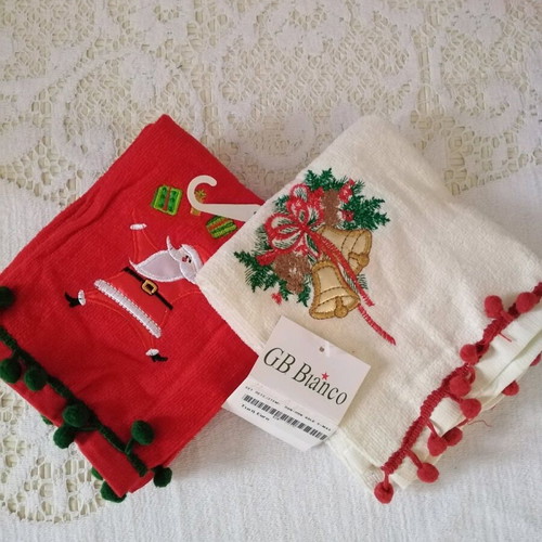 Christmas towels new, set of 2 pieces 56x36"