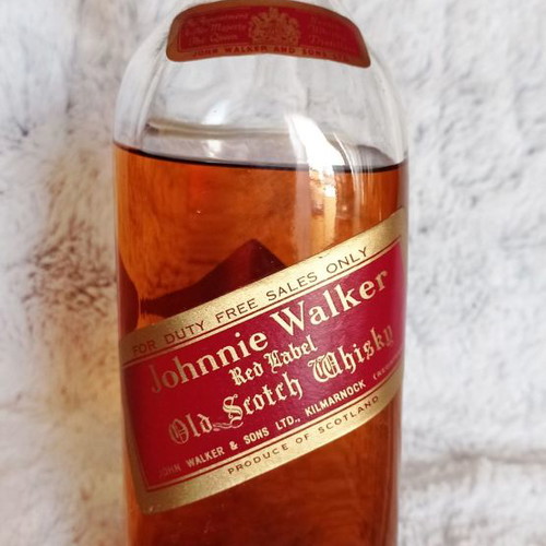 Johnnie Walker Red Label old bottling 1950s–60s 75cl 40% alc new