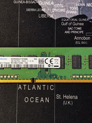 Μνήμη DDR3 Samsung 4GB 1600 MHz μεταχειρισμένη