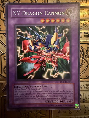 XY Dragon Cannon Yu-Gi-Oh! card used, excellent condition