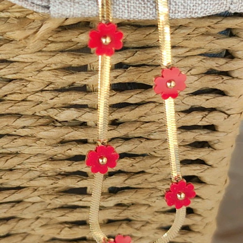 Steel Necklace New, Gold and Silver Colors