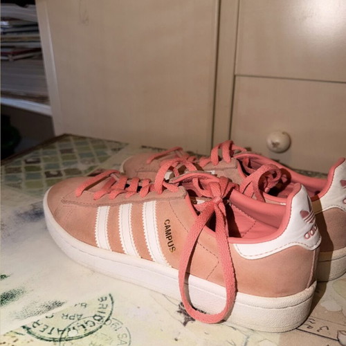 Adidas Campus pink sneakers, size 38