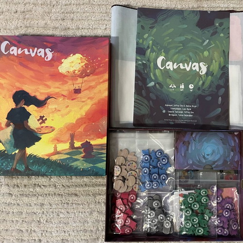 Canvas board game, Greek edition, unopened
