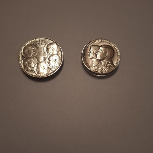 Greek Silver Commemorative Coins set like new, 30 Drachmas