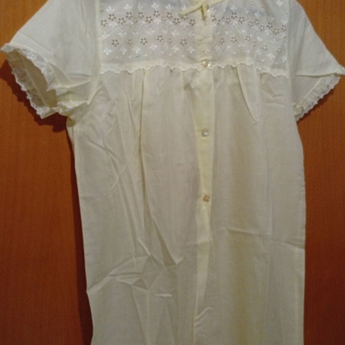 Nightgown A-Style new, light yellow, one size
