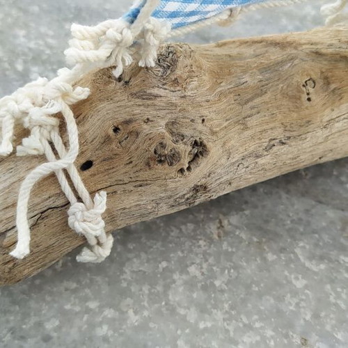 Decorative handmade boat new with driftwood