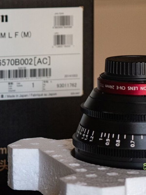 Canon CN-E 50mm T1.3 L F (M) κινηματογραφικός φακός, EF mount