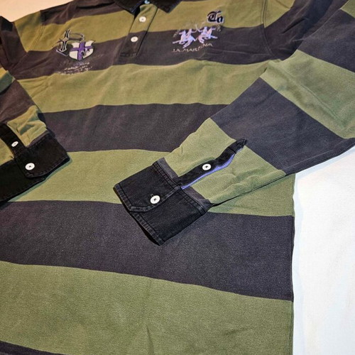 La Martina men's rugby shirt XL like new, cotton