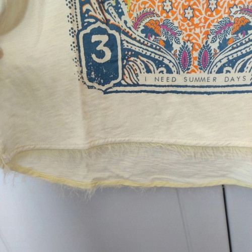 Stradivarius T-shirt like new, colorful yellow, size L