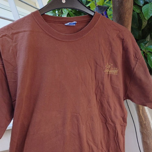 Unisex T-shirt Dirty Harry brown, short sleeve, like new, sizes XS-L