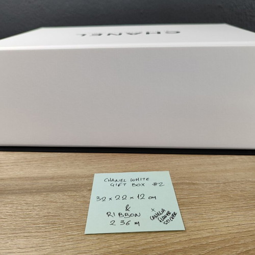 Chanel Rue Cambon 31 White Box used from Paris Boutique