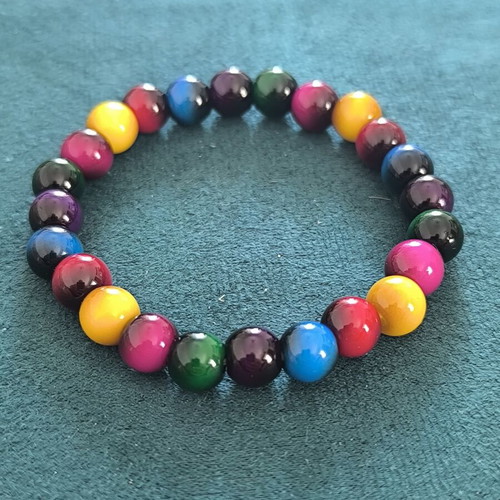 Elastic Bracelet with Colorful Beads Unisex new
