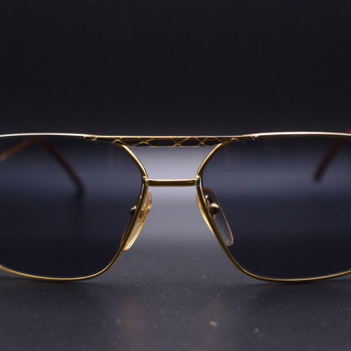 Aprilia Eyewear Max 2 Vintage Sunglasses New Old Stock Gold Silver