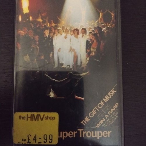 ABBA Super Trouper cassette used