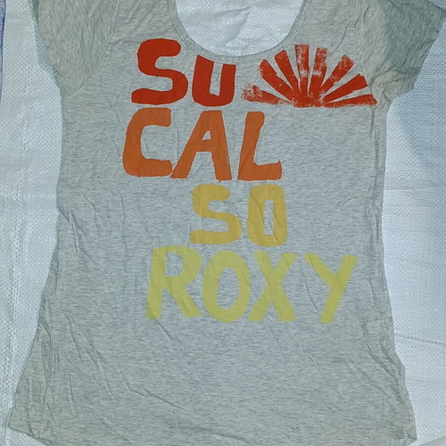 Roxy blouse XS like new, gray, 100% cotton