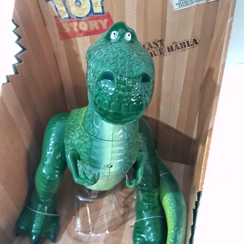 Rex Dinosaur Toy Story new, authentic figure with English phrases