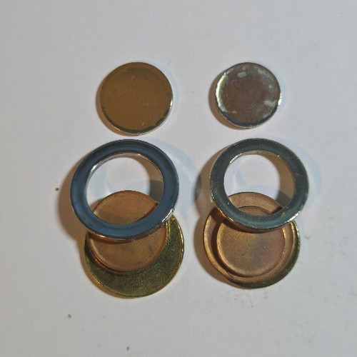 Euro blank planchets new with Greek edge lettering 2€