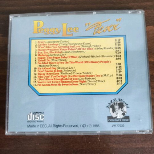 Peggy Lee Fever CD used