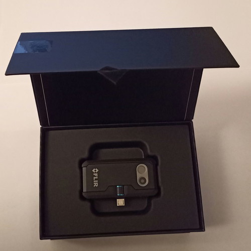 Flir One Pro Gen III thermal USB camera used for mobile devices